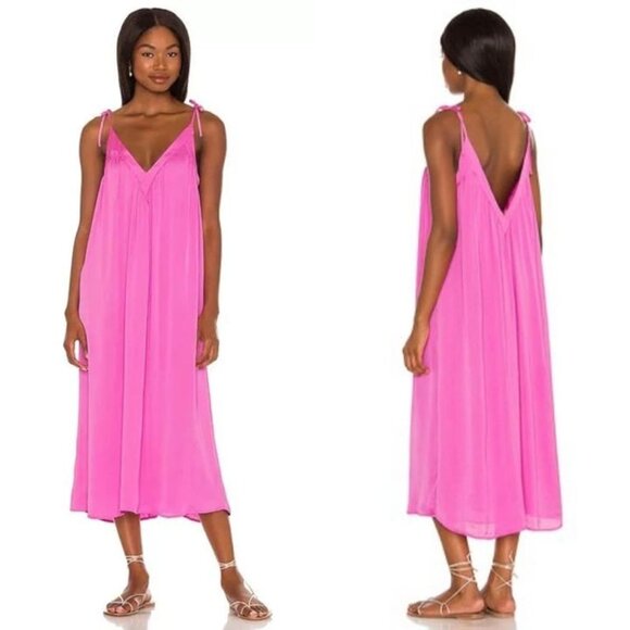 Lovers +‎ Friends Oversized Yvette Maternity Pull-On Midi Dress NWT Sz XXS - Picture 1 of 5